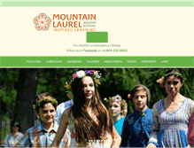 Tablet Screenshot of mountainlaurel.org